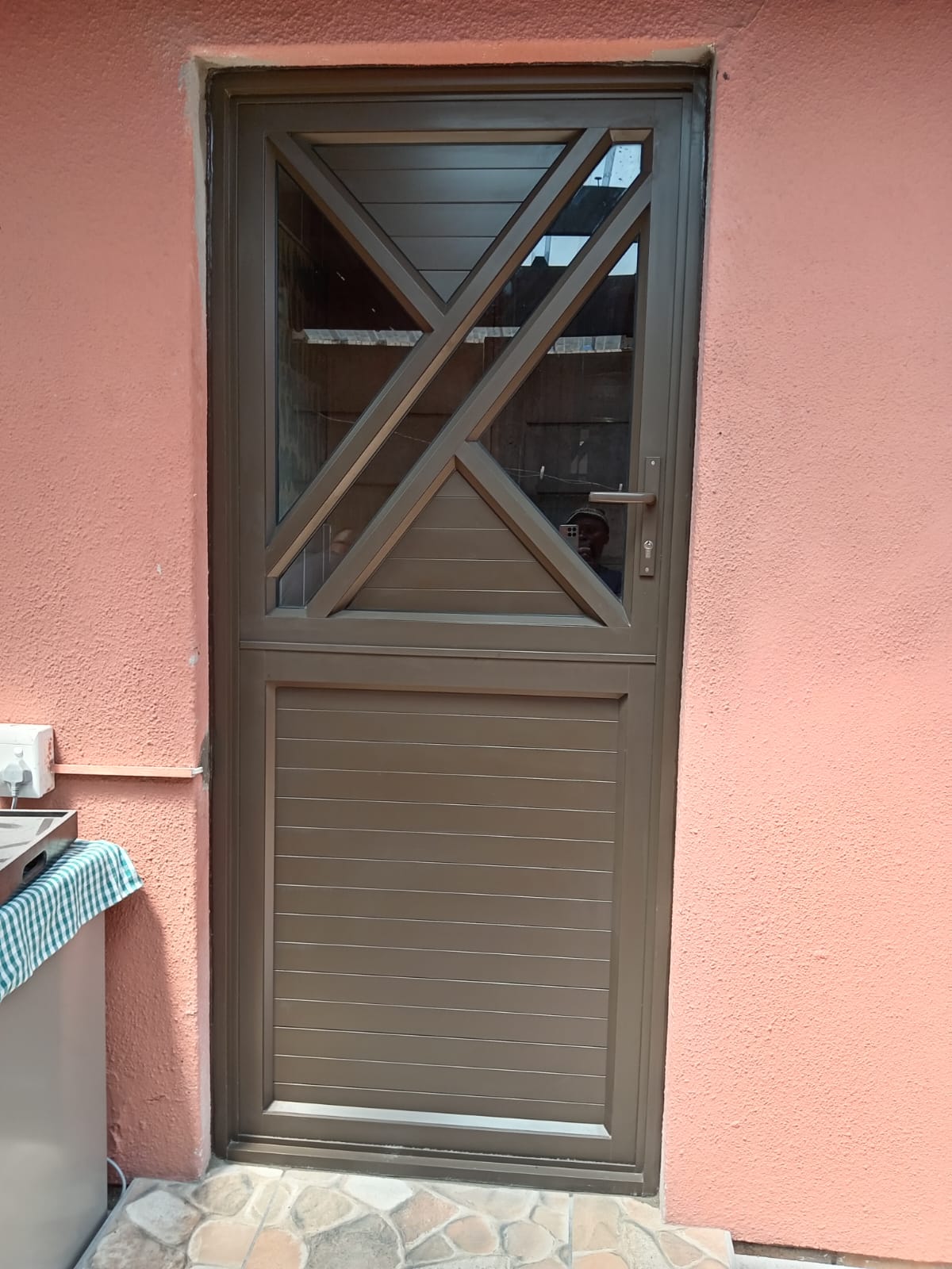 Poolside folding doors